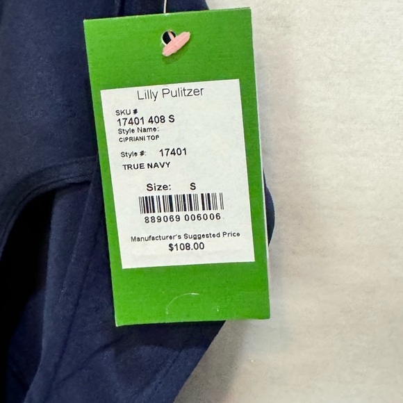 Lilly Pulitzer Cipriani Silk Top NWT - Picture 7 of 11